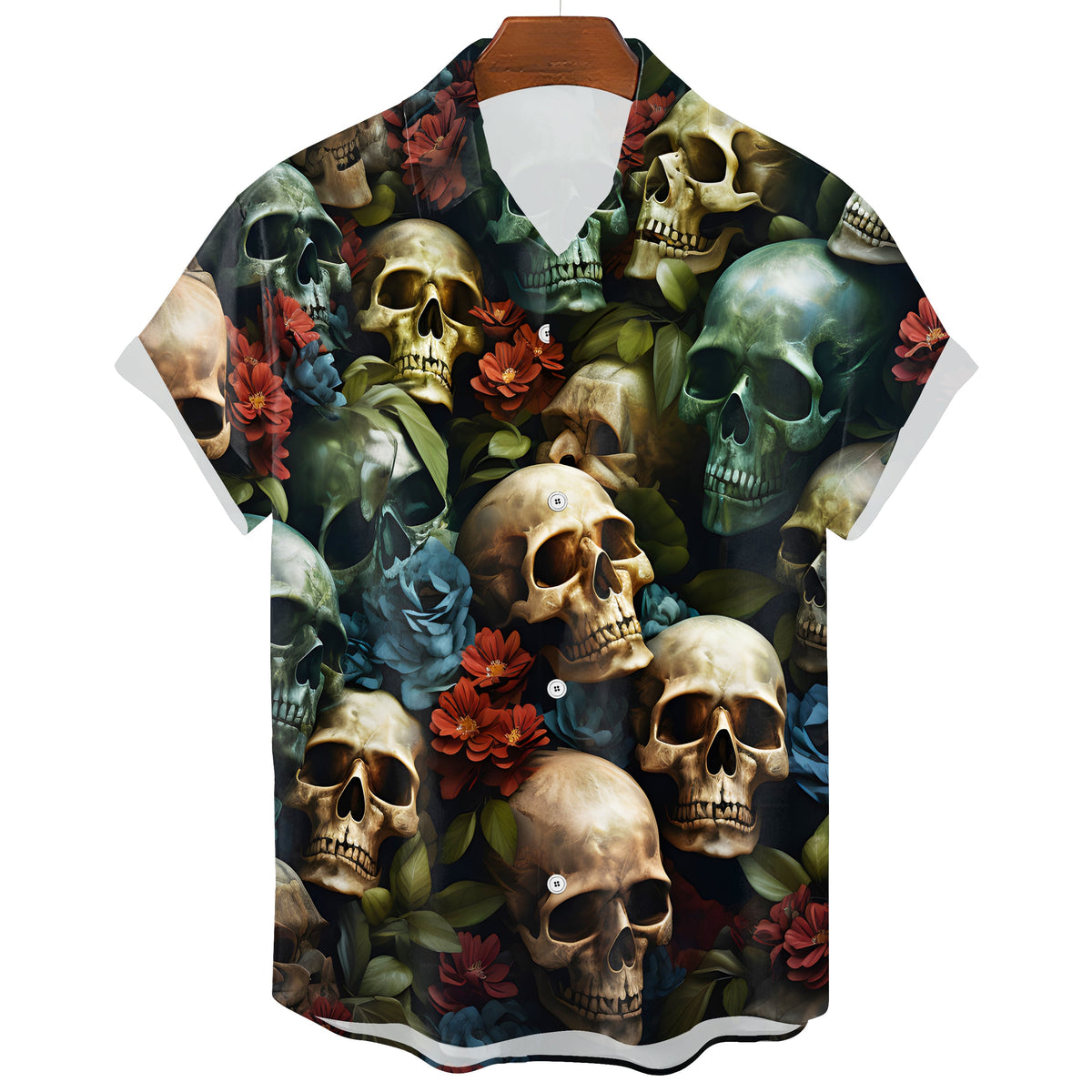 Hawaiian Skull T-Shirt