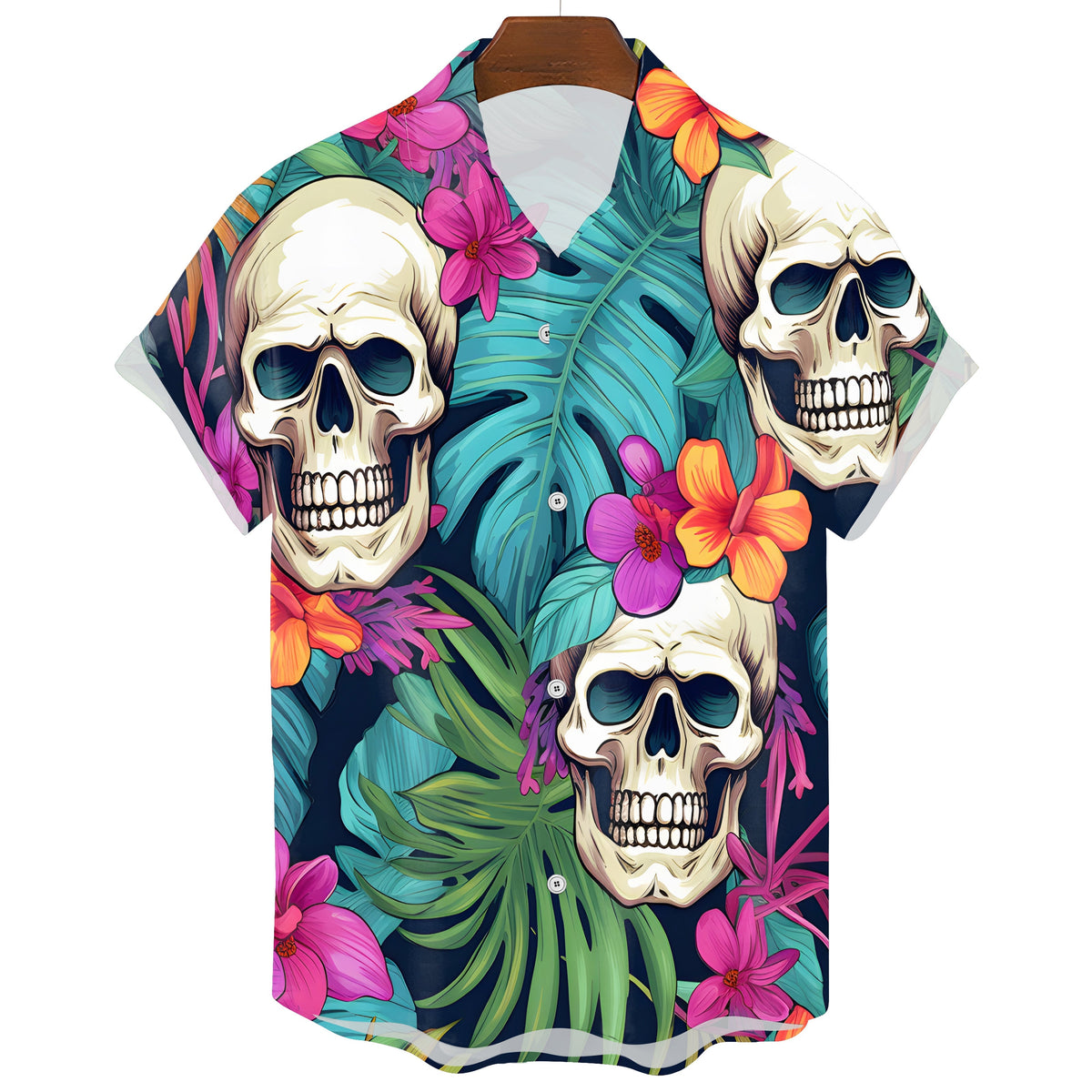 Hawaiian Skull T-Shirt