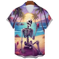 Hawaiian Skull T-Shirt