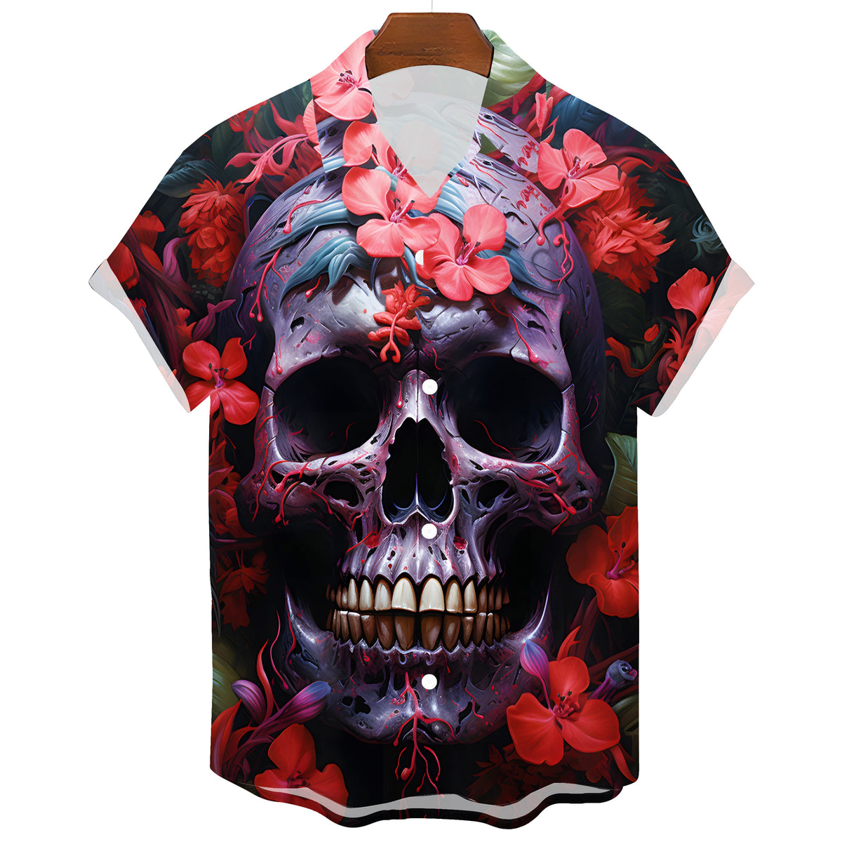 Hawaiian Skull T-Shirt