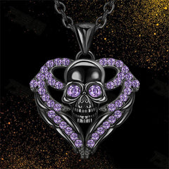 Skull Heart Pendant