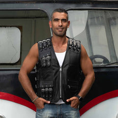 Men's Genuine Leather Vest