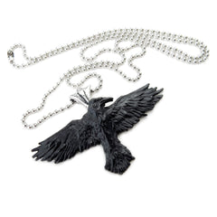 Black Raven Necklace