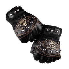 Motorcyclist Leather Gloves