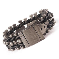 Stainless Steel Skull Bracelet