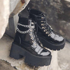 The Ankle Chain Boots